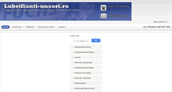 Desktop Screenshot of lubrifianti-unsori.ro