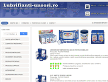 Tablet Screenshot of lubrifianti-unsori.ro